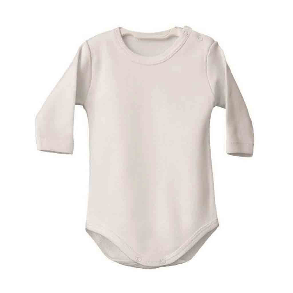 Body con broches en el cuello para bebés y recién nacidos niños y niñas. Color Blanco